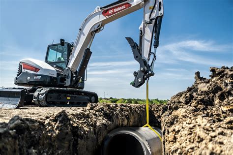 using a bobcat mini excavator on hills|mini excavator tips and tricks.